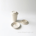 Bagasse sugarcane cup lid 90mm for coffee cup